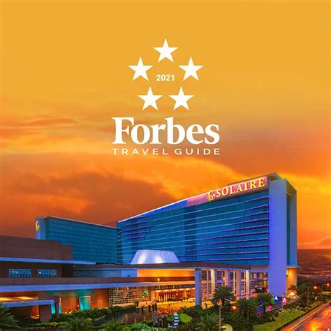 Solaire Receives Forbes Travel Guide 5 Star Award for 2021.